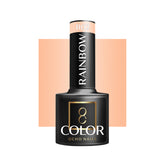 OCHO NAILS Hibridinis nagų lakas, koralinė RAINBOW R02 -5 g